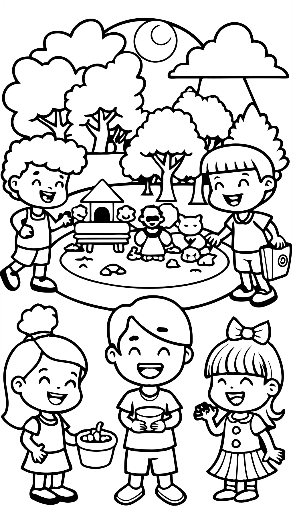 friend coloring pages